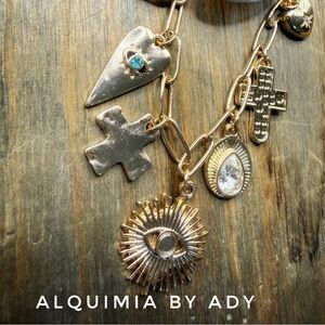 GOLD CHARMS + Boho Luxury bracelet